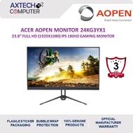 Acer Aopen 24KG3YX1 23.8'' FHD 180Hz IPS Gaming Monitor ( HDMI, DP, 3Yrs Wrty )