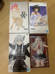 動漫節買左無用求收留🛍️海賊王one piece lady edge :wedding , espresso point 小日向美穗, 魔女之旅elaina 即時/即日交收🛍️🔥人氣大熱雷姆 從零開始
