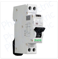 HACO R06-216C/30 ป้องกันไฟช็อต ไฟเกิน ไฟดูด/ไฟรั่ว ฮาโก้ Tripped 0.1S 6kA 50Hz R06-232C/30 RESIDUAL 