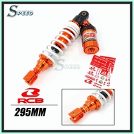 ☽ ✙✷ ♞RCB 295MM Shock Rear Shock Yamaha Mio i 125 Mio Sporty Mio M3 Souli125 Beat （1pcs）