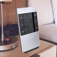Indoor LCD Digital Hygrometer Temperature Humidity Meter Clock Alarm