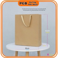 [ Bag SIZE TO-42*35*12 cm ] LARGE size Kraft paper bag for large gifts in the size of a beer barrel 