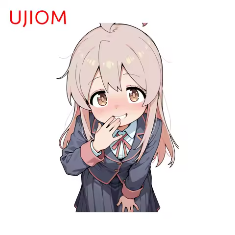 UJIOM Kawaii Oyama Mahiro Wall Stickers Amusing Adhesive Skateboard Decal Sunscreen Scratch-Proof Ba