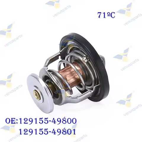 Thermostat 129155-49801 129155-49800 71ºC for Yanmar 3TNE84 3TNV84 3TNE88 4TNE84 4TNE88 4TNV84 4TNV8