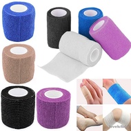 2.5CM*450CM Self Adhesive Elastic Bandage Non-woven Fabric Tape Fitness Gear Knee Elbow Finger Guard