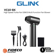 Glink VC10-BK Super Turbo Jet Fan Pro Max 53M/S Multi Function Fan Blower