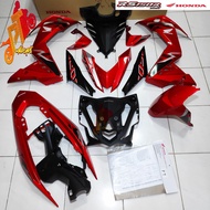 Honda Rs150 V1 Body Cover Set-Candy Red New With Stripe/Sticker-Original