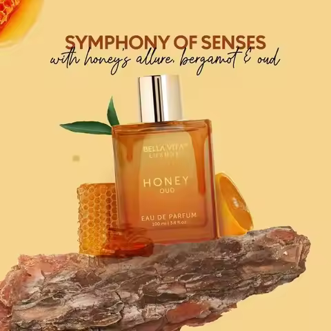 Bella Vita Luxury Honey Oud Unisex Perfume 100ml Long Lasting Cozy Scent for All Occasions