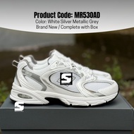 NB 530 White Silver Metallic Shadow Grey MR530AD