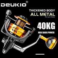 Fishing Reel Mesin Pancing 2000-7000 Series Drag 40kg Metal Spinning Wheel Fishing Rod Reels HIGH SPEED LURE FISHING CASTING REEL MESIN PANCING