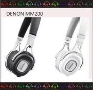 現貨!弘達影音多媒體 日本天龍 Denon AH-MM200 耳罩式耳機.線控功能.可換線 白色