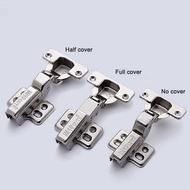 2 Pcs Stainless Steel Hydraulic Hinge Brass Core Damper Buffer Cabinet Cupboard Door Hinge Soft Close Furniture Hardware