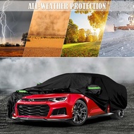 SUV Car Cover Windproof Waterproof Sun Protection All-Weather Outdoor with Lock