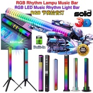 RGB 3D LED APP Light Rhythm Control 拾音灯3D充电APP各款供选