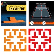 chulisia Pickleball Court Marker Accessory Tennis Court Silicone Portable Throw Down