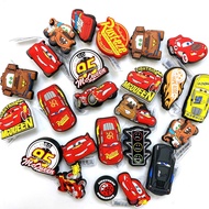 Set of 6 Crocs Jibbitz Mcqueen Slipper Charms INCLUDED WITH PAPER CARD