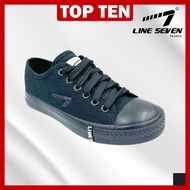 LINE 7 / LINE SEVEN BLACK SHOE / SCHOOL SHOE / KASUT SEKOLAH HITAM / LINE 7 - 6619