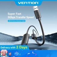 Vention USB 3.0 Type-A Male to Type-A Female Active Extension Cable 5Gbps Fast Data Transfer RatesLo