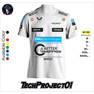 T-Shirt Kaos Baju Team F1 McLaren Racing Formula 1 Team 2022