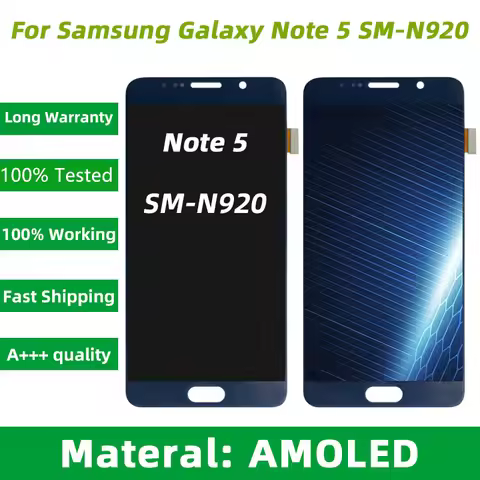 Amoled LCD for SAMSUNG Galaxy Note 5 N920 N920F N920A N920C 5.7 in Display and Touch Screen Digitize