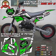 striping sticker mini trail GMX MT 2 sticker variasi motor mini trail