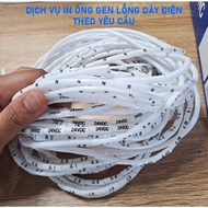 PRINTING CORE-END CAGE TUBES/PRINTING GENERAL PIPES TO MARK ELECTRICAL WIRE HEADS for 2.5mm2 - 4mm2 
