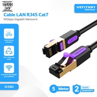 Vention ICDBJ LAN Cable RJ45 Cat7 UTP Patch Cord Cable 10Gbps 5M 5 Meter Gigabit Network Flexible & 