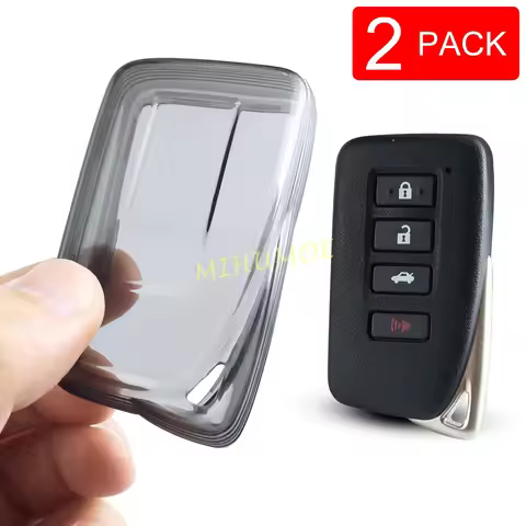 2x Transparent Car Key Fob Cover Case for Lexus ES300h ES350 NX300 RX350 RX450h GS300 GS350 GS450h I