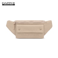 DAPPER กระเป๋าคาดอก Monochrome Nylon Belt Bag สีเบจ