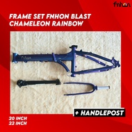 FRAME SET FNHON BLAST 20 22 INCH CHAMELEON Discbrake Original Frame fork not Tornado Gust Monsoon St