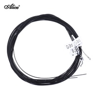 [STC1] Alice AC136BK-H Black Nylon Classical Guitar Strings 6pcs/set (.0285-.044) Hard Tension with 