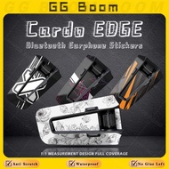 For Cardo EDGE cardo edge Motorcycle Bluetooth Headset Sticker Earphone Protection Decals Scratch-Re