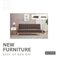 Sofa Bed Muji Style, Sofa Muji 2IN1
