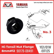 YAMAHA NUT FLANGE FOR PIPE YG1/O1W/DT125 (90179-08491) 1-PIECE