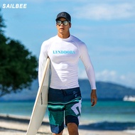 UV Protect Surfing Rash Guard Men Swimwear Long Sleeve Swimsuit Fitness Running Shirt Men Rashguard Male Long Sleeve T Shirt