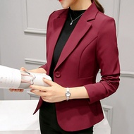 Korean style short blazer vest for women