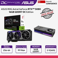 ASUS ROG Astral GeForce RTX™ 5080 16GB GDDR7 OC Edition Graphics Card / RTX 5080 / RTX5080