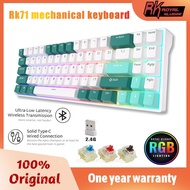 RK71 Royal Kludge Bluetooth 5.0 USB-C 3 Mode Wireless 2.4G Hot-swap 60% 71 key RGB Backlit Mechanical Gaming Keyboard