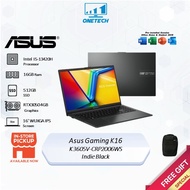 Asus Gaming K16 K3605V-CRP2006WS / K3605V-CRP2008WS Notebook(i5-13420H/16GB/512GB NVME/RTX3050 4Gb)