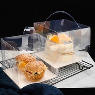 Transparent cake box 透明手提蛋糕包装盒 4/5/6inch