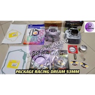 PACKAGE Ex5 Dream RACING Head Block 53MM with camshaft clutch disc and gasket "GP RACING"