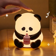 Panda Small Night Light, Cute Bedroom Bedside Lamp, Night Eye Protection Sleep Lamp, Kawaii Night Sl