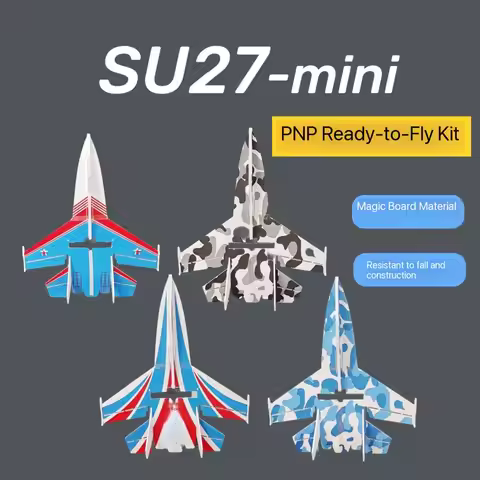 Model airplane remote control fixed wing Su27mini beginner training aircraft, crash resistant magic 