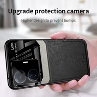 VIVO T1 5G Case Armor PU Leather TPU Soft Silicone Casing VIVO T15G T1X Shockproof Back Cover