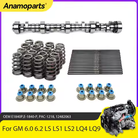 Engine Parts Stage 2 Camshaft Kit Pushrods Springs Fit 6.0 6.2 L For Chevrolet GMC LS LS1 LS2 LQ4 LQ