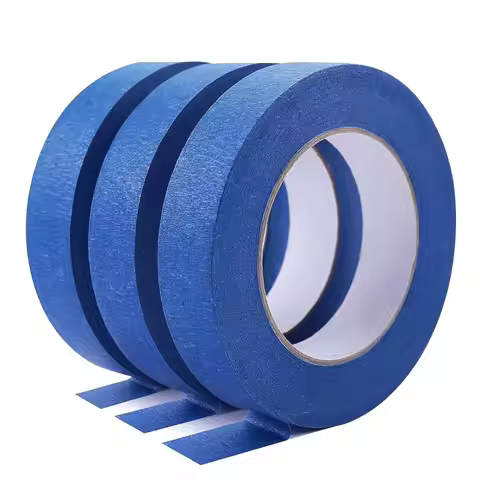 30M Blue Painter Masking Tape For Painting Edges Trim Wall Ceiling Finishing Clean Release Trim Edge