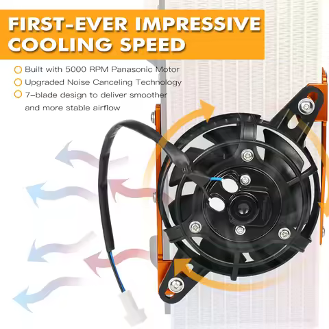 NICECNC For Beta RR 300 RR 250 Xtrainer 300 12V Electric Radiator Cooling Fan RR 125 RR 350 RR 390 R