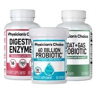 Physician's Choice Gut Guardian Bundle: Advanced Gut Health Support with 60 Billion Probiotic + Dige