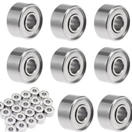 683ZZ Ball Bearing - 20PCS Bearing Kecil, 3mm x 7mm x 3mm Mini Double Shielded Deep Groove Bearings 