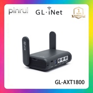 Gl.inet GL-AXT1800 (Slate AX) Pocket Size Wi-Fi 6 Gigabit Travel Router, Hotel and Public Network Ex
